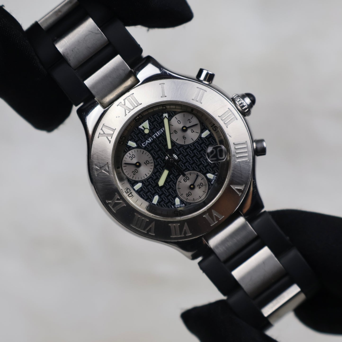 Cartier Must 21 Chronoscaph 38mm W10125U2