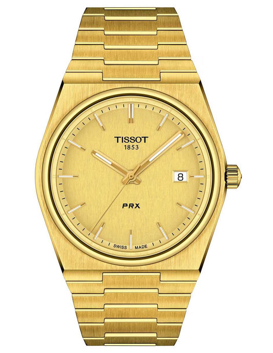 TISSOT PRX DORADO FULL SET SEMINUEVO Y ORIGINAL