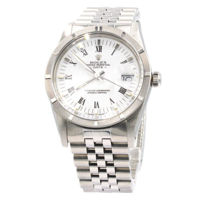 Rolex Oyster Perpetual Date White 34mm 15010