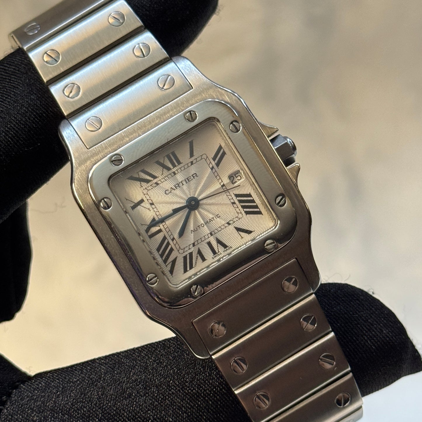 Cartier Santos Galbee 29x40mm W20055D6
