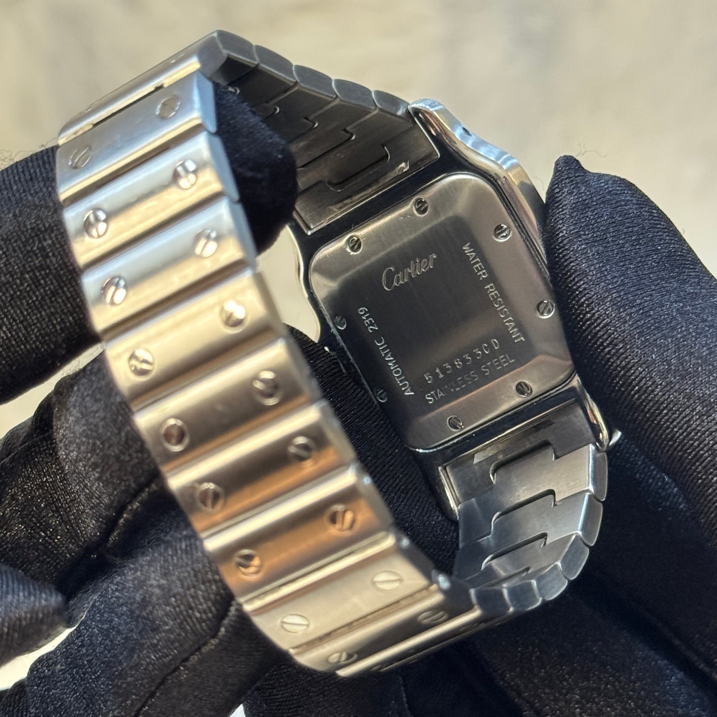 Cartier Santos Galbee 29x40mm W20055D6