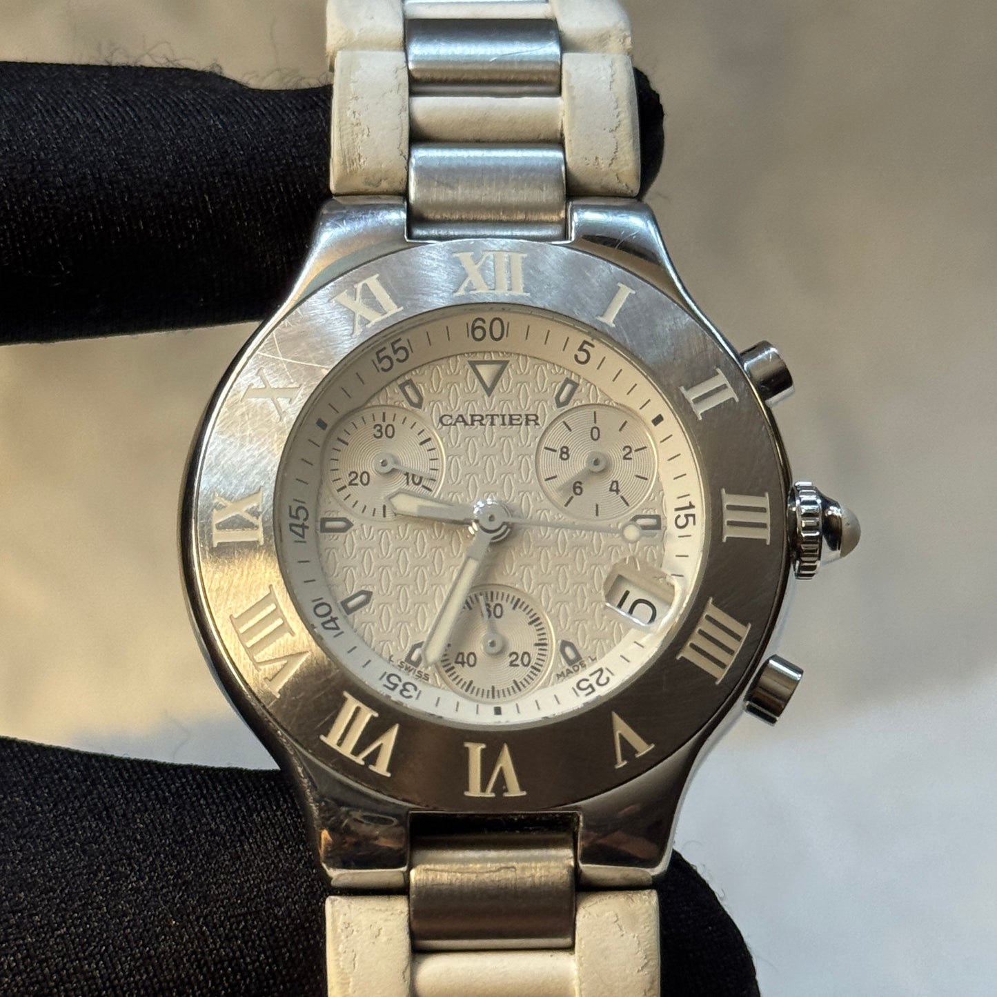 Cartier Must 21 Chronoscaph 38mm W10197U2