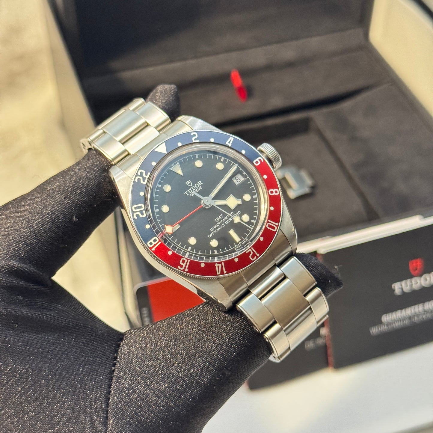 Tudor Black Bay GMT Pepsi Fullset