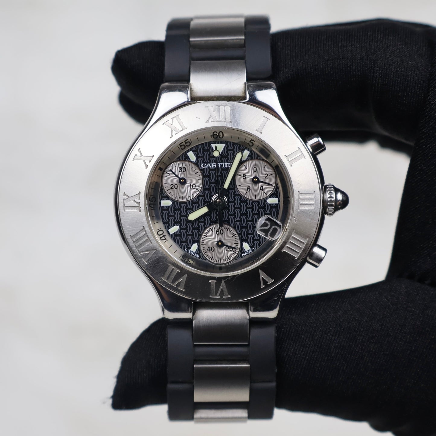 Cartier Must 21 Chronoscaph 38mm W10125U2