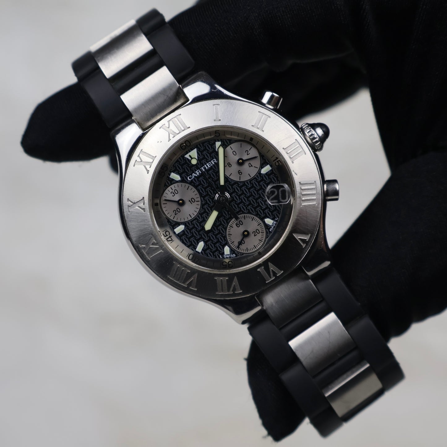 Cartier Must 21 Chronoscaph 38mm W10125U2