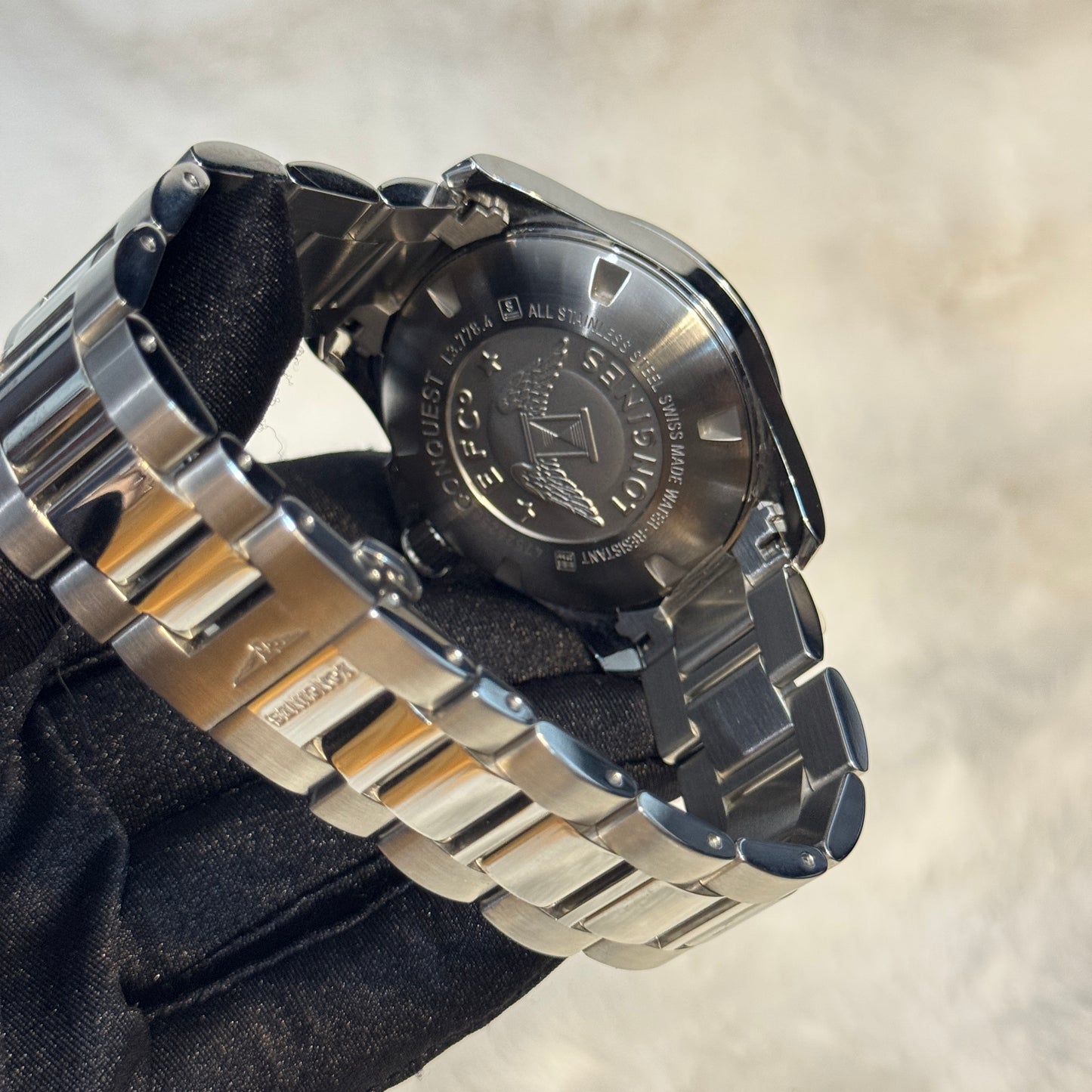LONGINES CONQUEST L3.778.4.96.6 AZUL GHIBERTI AUTOMATICO SEMINUEVO ORIGINAL
