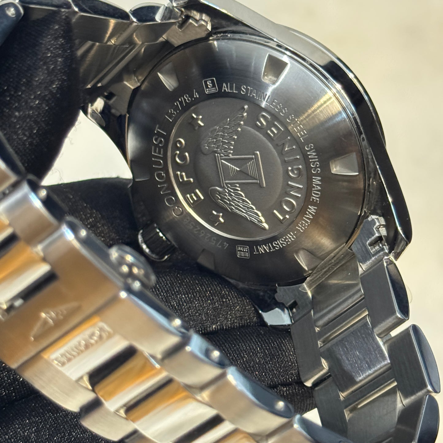 LONGINES CONQUEST L3.778.4.96.6 AZUL GHIBERTI AUTOMATICO SEMINUEVO ORIGINAL
