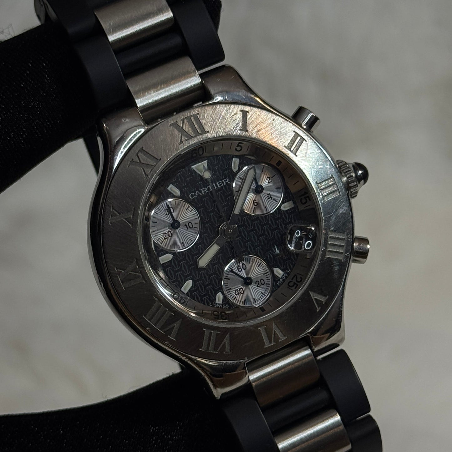 Cartier Must 21 Chronoscaph 38mm W10125U2