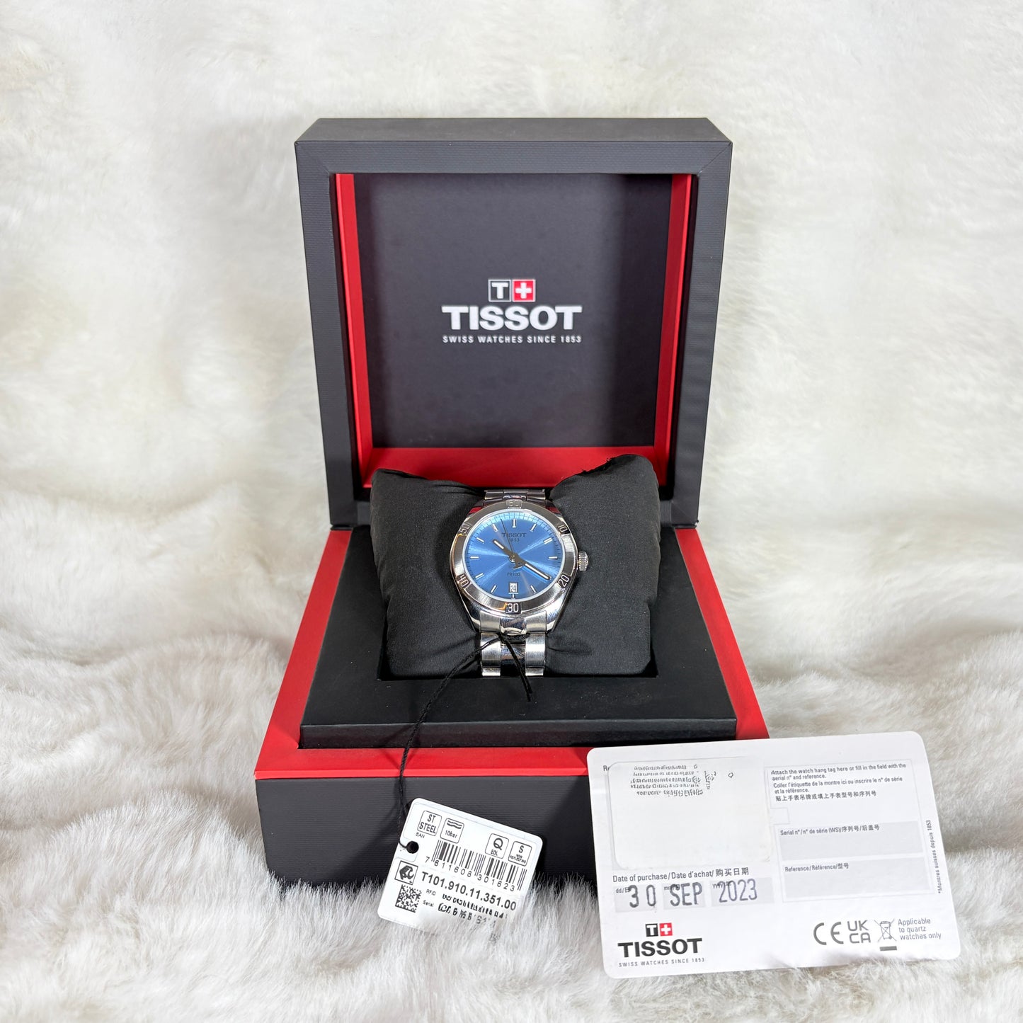 Tissot PR100 Sport Chic 36mm FULL SET T101.910.11.351.00 NUEVO