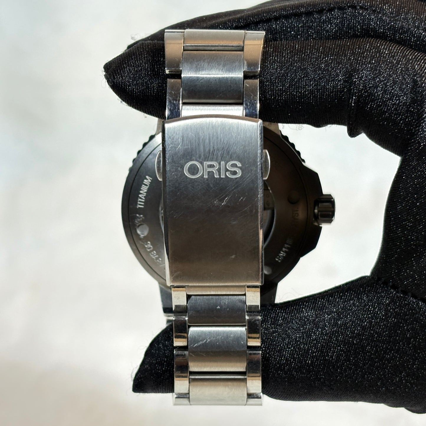 Oris Aquis Titanium Date 43.5mm 01 733 7730 7153-07 8 24 15PEB FULL SET