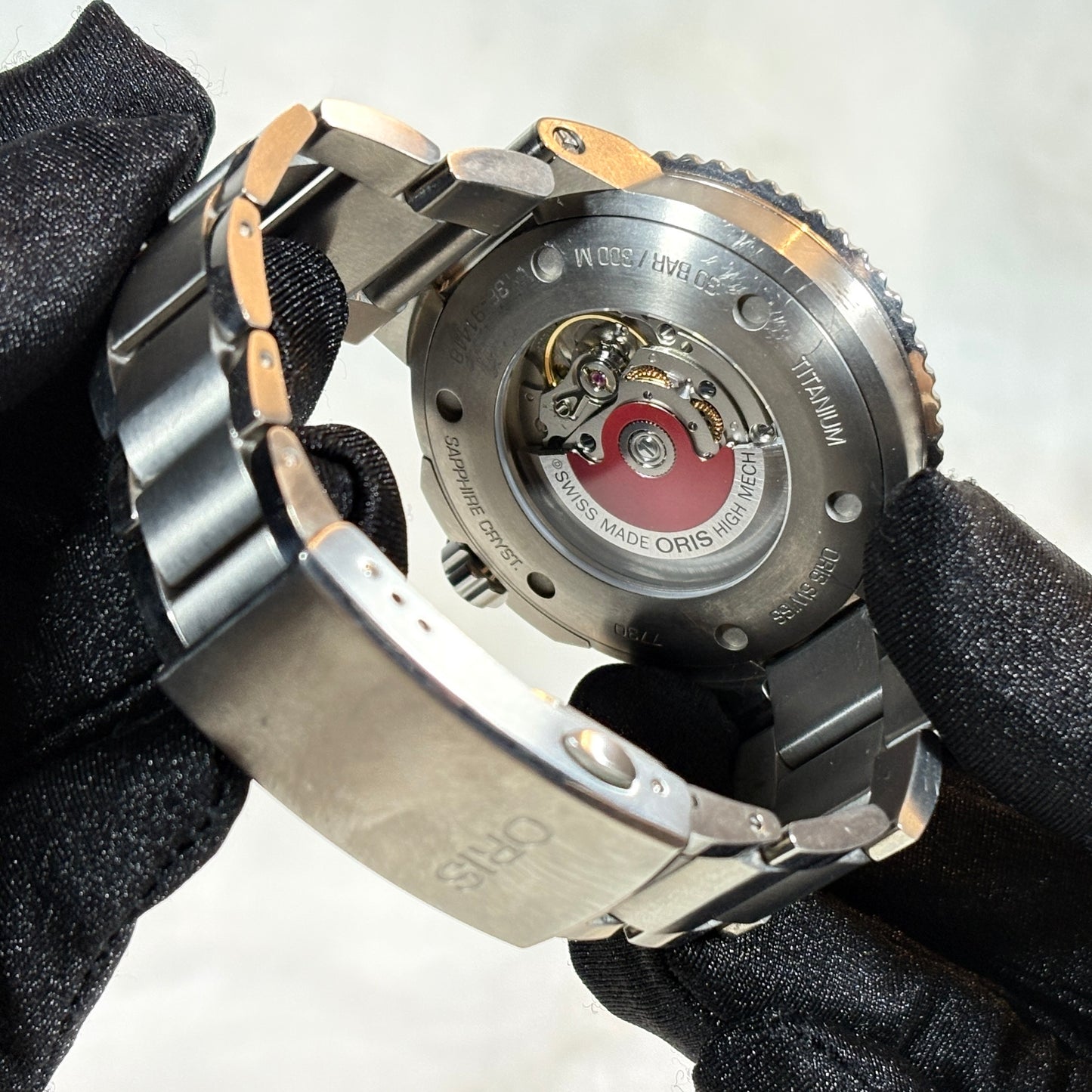 Oris Aquis Titanium Date 43.5mm 01 733 7730 7153-07 8 24 15PEB FULL SET
