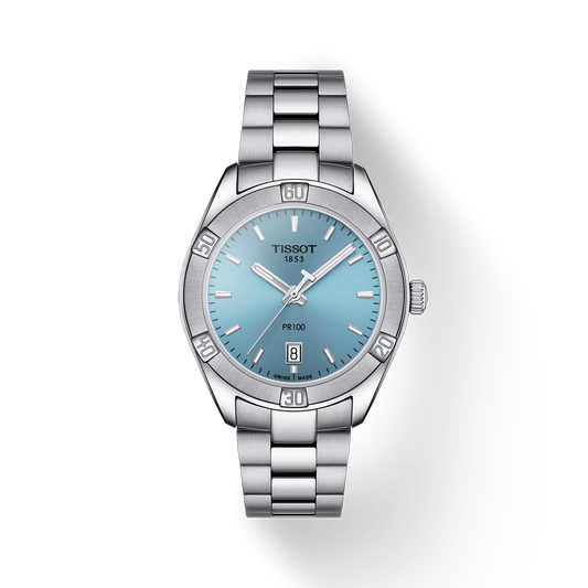 Tissot PR100 Sport Chic 36mm FULL SET T101.910.11.351.00 NUEVO