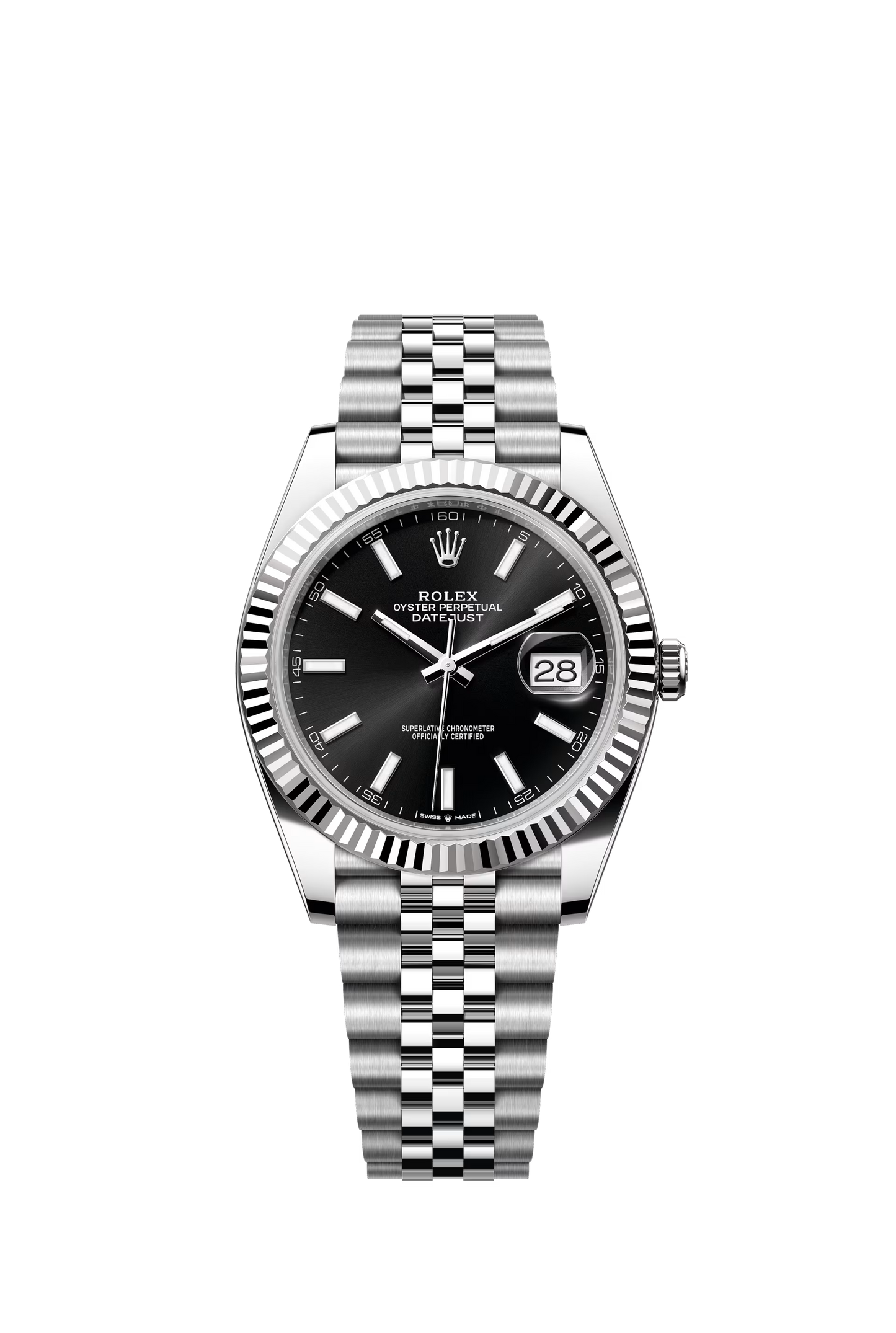 Rolex Datejust 41mm 126334 Black Dial Jubilee