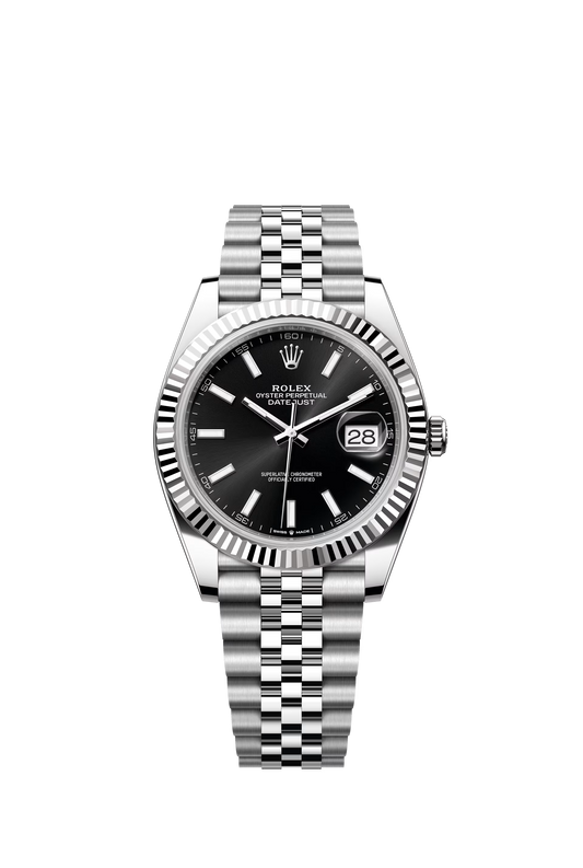 Rolex Datejust 41mm 126334 Black Dial Jubilee